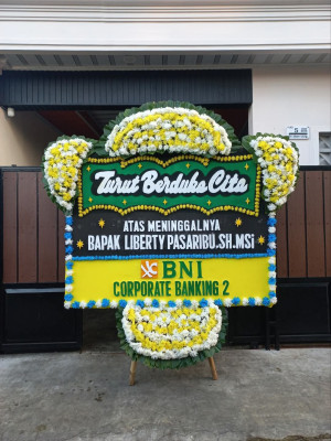 Papan Bunga Duka di Ciwandan
