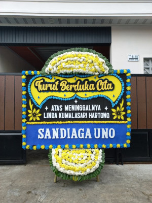 Papan Bunga Duka di Ciwandan