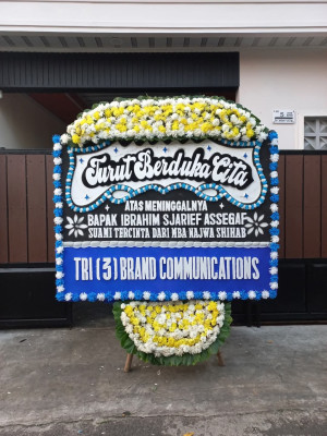 Papan Bunga Duka di Ciwandan